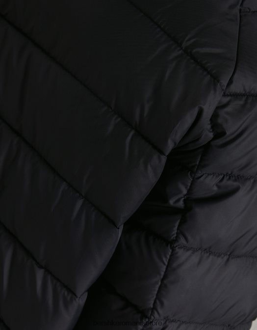 Bershka bărbați jachetă pufă ușoară negru Z86D3061 îmbrăcăminte