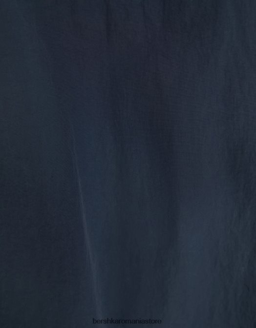 Bershka bărbați jachetă ușoară din nailon marina Z86D3085 îmbrăcăminte