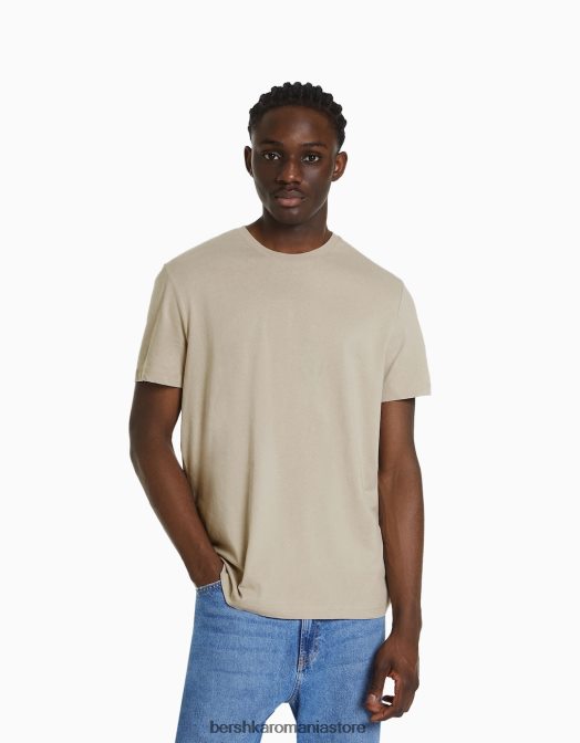 Bershka bărbați Pachet de 3 tricouri cu mânecă scurtă, cu croială normală multicolor Z86D2630 îmbrăcăminte