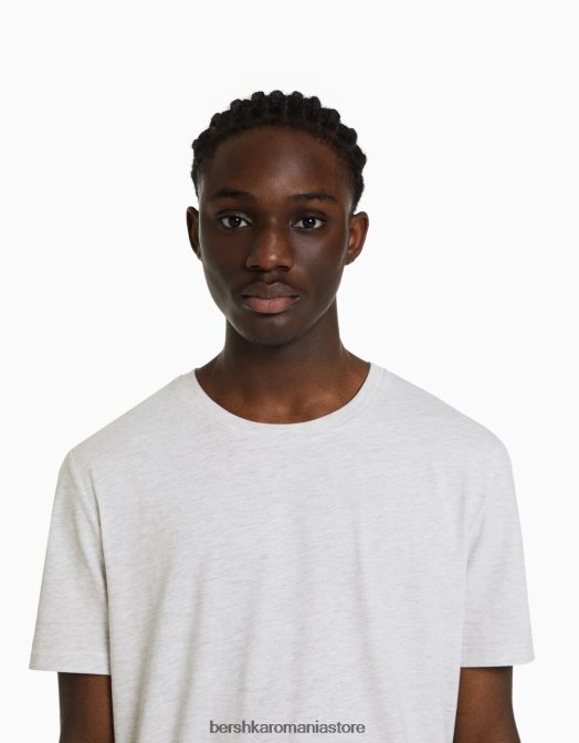 Bershka bărbați Pachet de 3 tricouri cu mânecă scurtă, cu croială normală multicolor Z86D2631 îmbrăcăminte