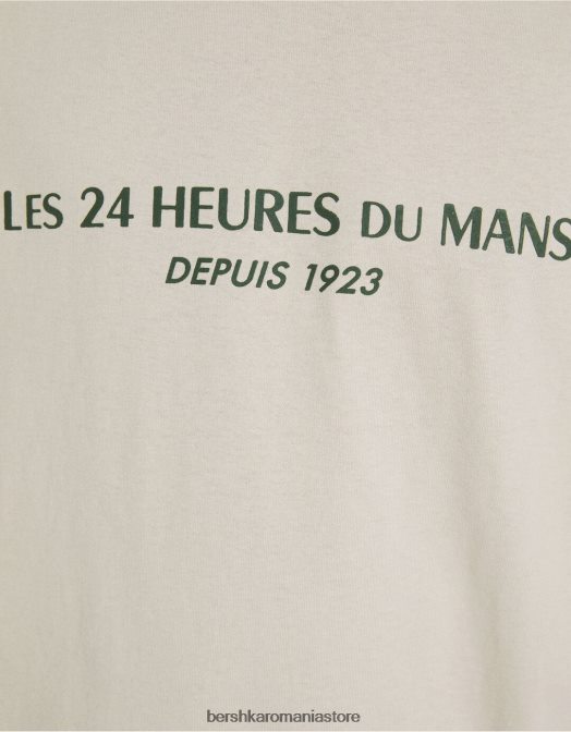 Bershka bărbați Tricou cu maneca scurta 24h le regular fit cămilă Z86D2817 îmbrăcăminte