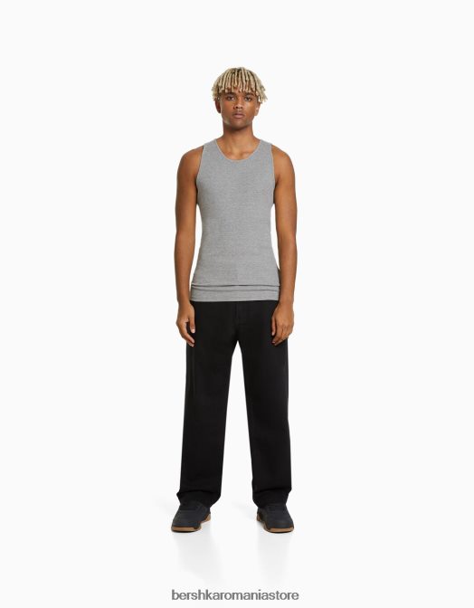 Bershka bărbați pachet de 2 maiouri multicolor Z86D2804 îmbrăcăminte