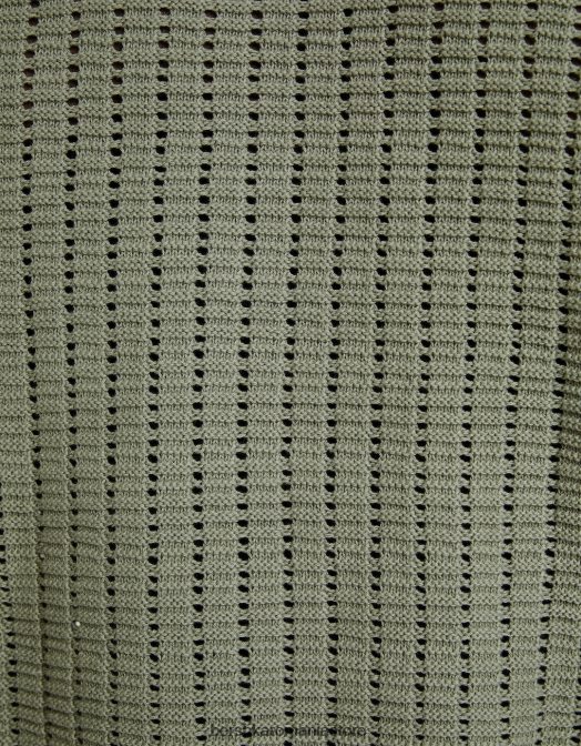 Bershka bărbați polo cu mânecă scurtă din tricot texturat verde Z86D2800 îmbrăcăminte