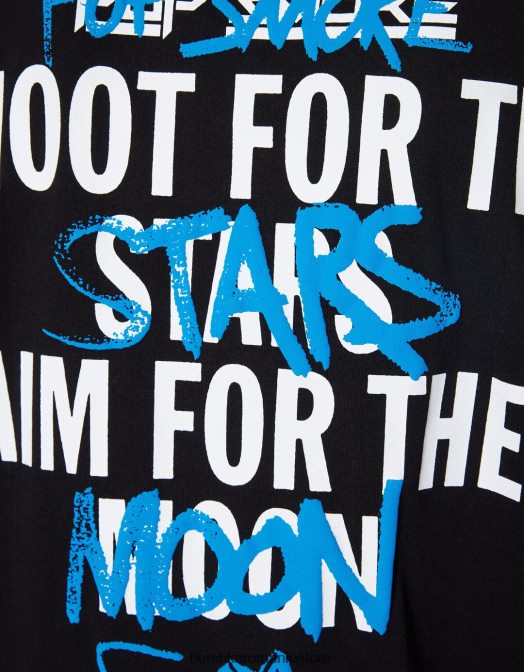 Bershka bărbați tricou cu mânecă scurtă cu imprimeu pop smoke negru Z86D2699 îmbrăcăminte