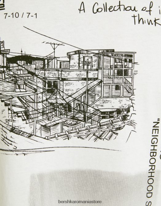 Bershka bărbați tricou cu mânecă scurtă, tip boxy alb Z86D2697 îmbrăcăminte