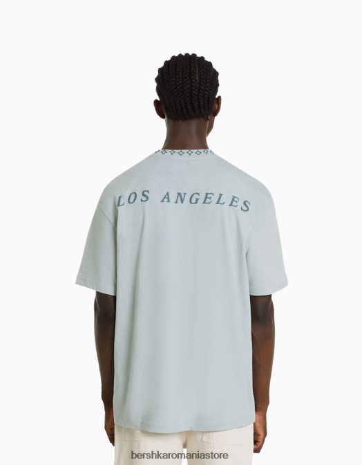 Bershka bărbați tricou cu mânecă scurtă, tip boxy alte Z86D2703 îmbrăcăminte