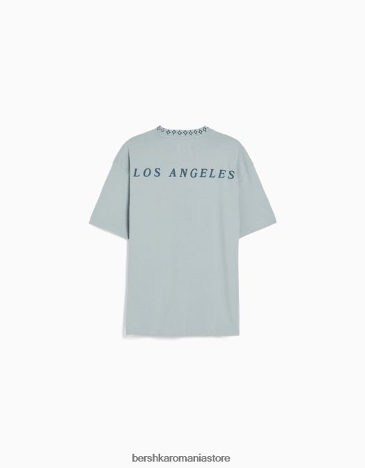 Bershka bărbați tricou cu mânecă scurtă, tip boxy alte Z86D2703 îmbrăcăminte