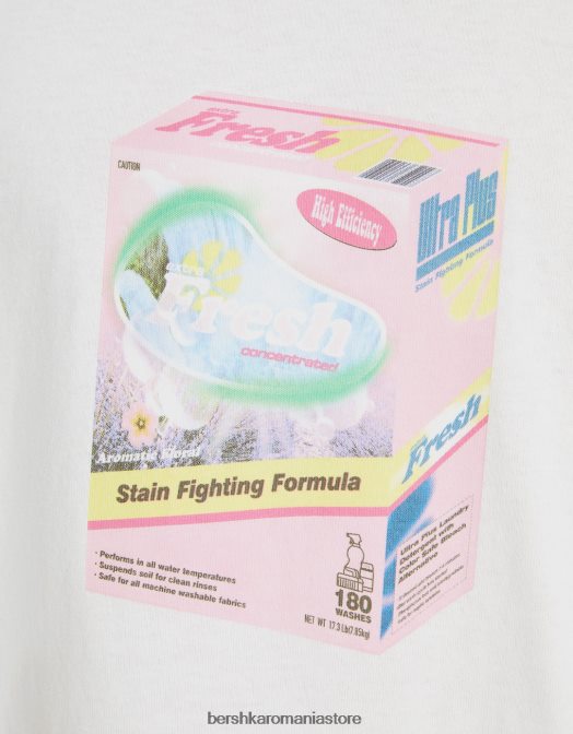 Bershka bărbați tricou cu mânecă scurtă, tip boxy alte Z86D2823 îmbrăcăminte