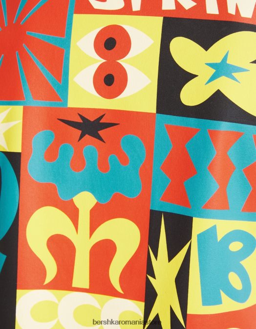 Bershka bărbați tricou cu mânecă scurtă, tip boxy aproape alb Z86D2710 îmbrăcăminte