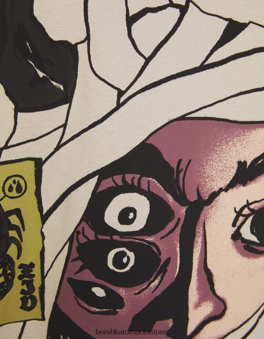 Bershka bărbați tricou cu mânecă scurtă, tip boxy cămilă Z86D2619 îmbrăcăminte