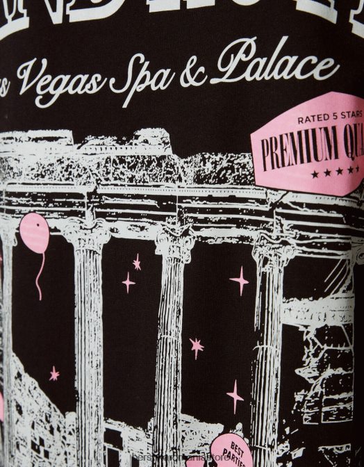 Bershka bărbați tricou cu mânecă scurtă, tip boxy negru Z86D2851 îmbrăcăminte