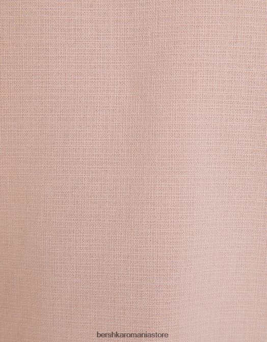 Bershka bărbați tricou cu maneca scurta cu finisaj rustic roz Z86D2853 îmbrăcăminte