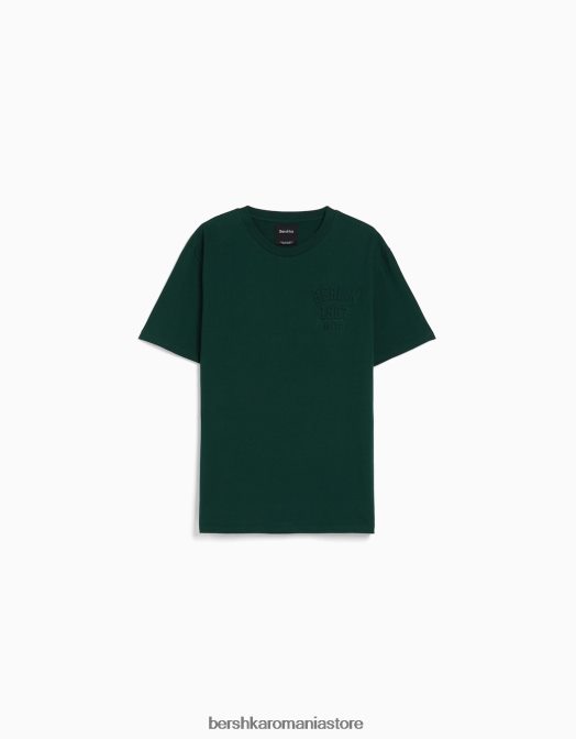 Bershka bărbați tricou cu maneca scurta usor de fixat verde Z86D2718 îmbrăcăminte