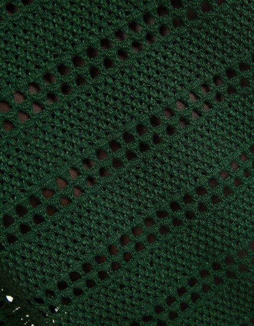 Bershka bărbați tricou fără mâneci din plasă jacquard verde Z86D2625 îmbrăcăminte