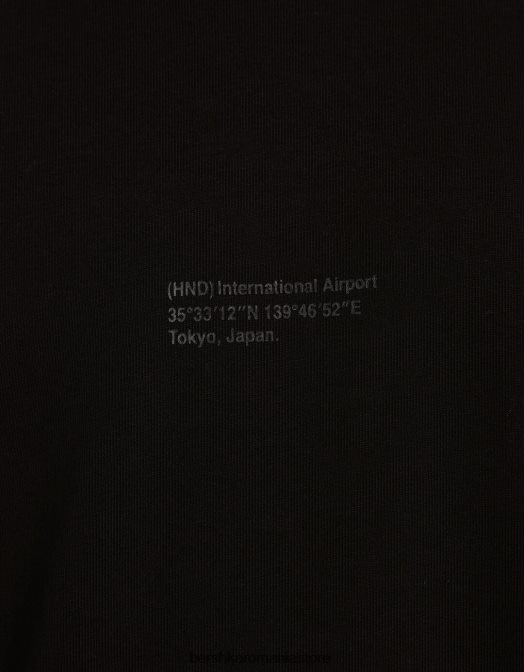 Bershka bărbați tricou oversize imprimat cu maneca scurta negru Z86D2687 îmbrăcăminte