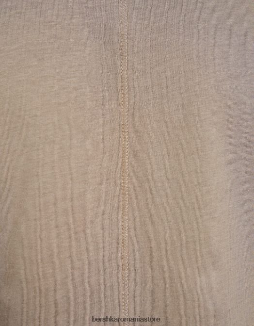 Bershka bărbați tricou supradimensionat cu maneca scurta gri Z86D2663 îmbrăcăminte