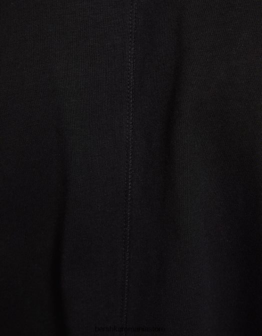 Bershka bărbați tricou supradimensionat cu maneca scurta negru Z86D2665 îmbrăcăminte