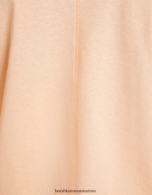 Bershka bărbați tricou supradimensionat cu maneca scurta portocale Z86D2662 îmbrăcăminte