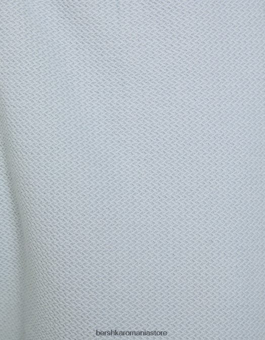 Bershka bărbați tricou texturat cu maneca scurta exclusiv Z86D2624 îmbrăcăminte