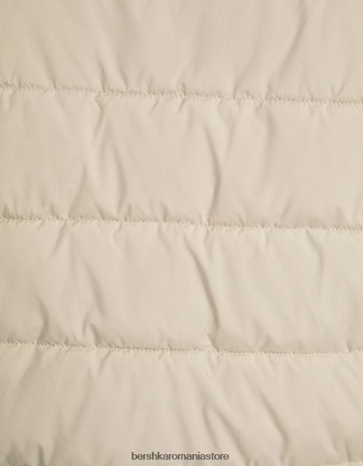 Bershka bărbați vestă matlasată cu glugă exclusiv Z86D3039 îmbrăcăminte