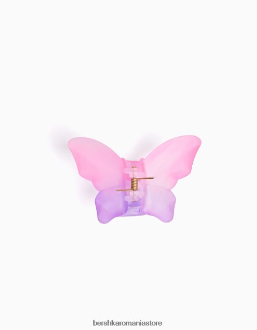 Bershka femei agrafă de păr fluture galben Z86D2571 accesorii