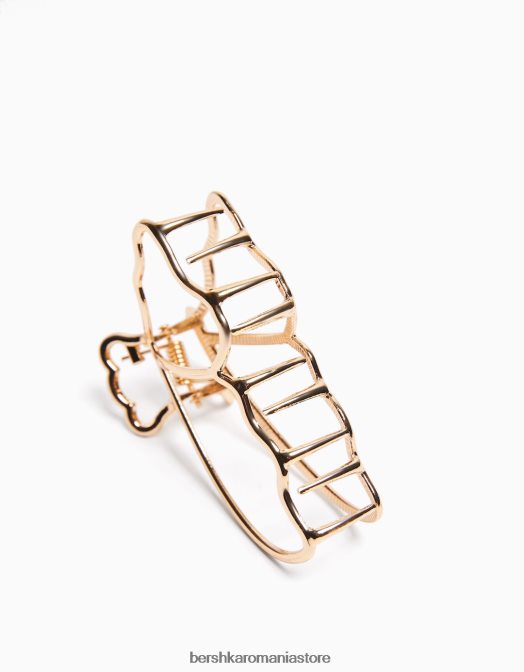 Bershka femei agrafă de păr metal fluture auriu aur Z86D2561 accesorii