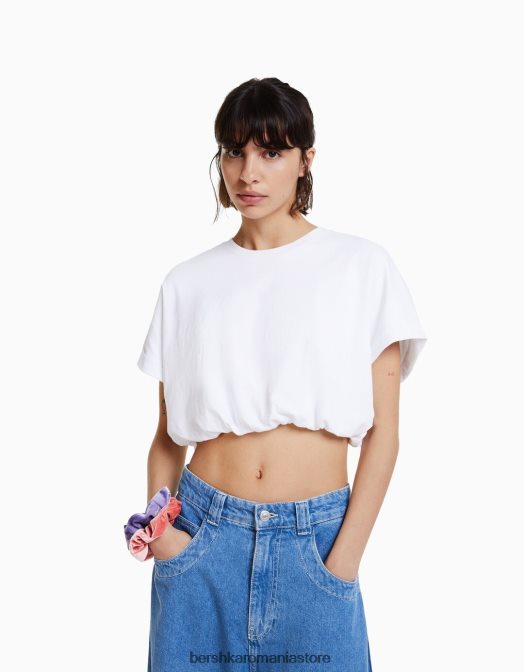 Bershka femei pachet de 3 scrunchies de catifea colorate roz Z86D2585 accesorii