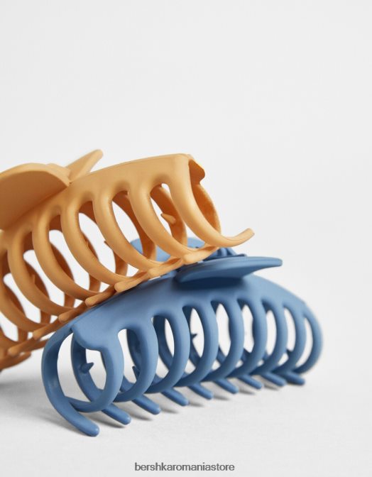 Bershka femei set de 2 agrafe colorate albastru Z86D2565 accesorii