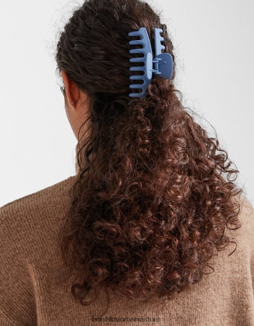 Bershka femei set de 2 agrafe colorate albastru Z86D2565 accesorii