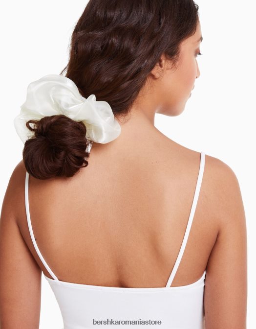 Bershka femei set de 2 scrunchie din organza violet Z86D2575 accesorii