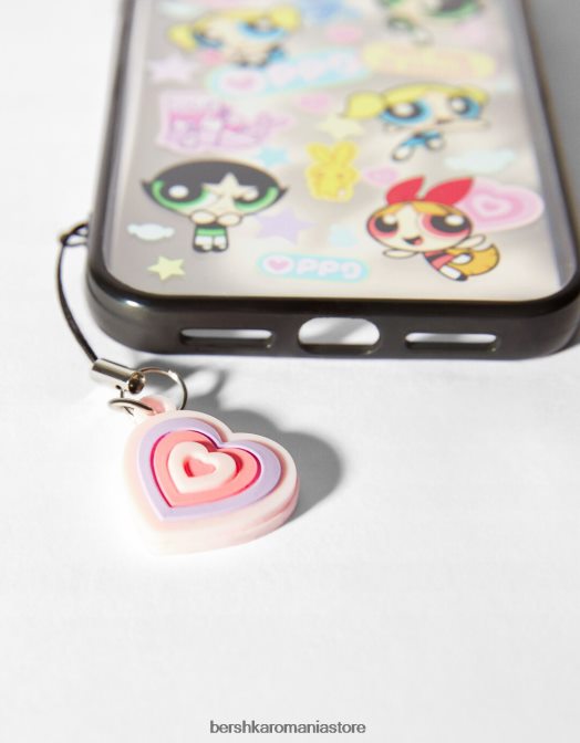 Bershka femei husa pentru telefonul mobil pentru fetele Powerpuff negru Z86D2073 accesorii