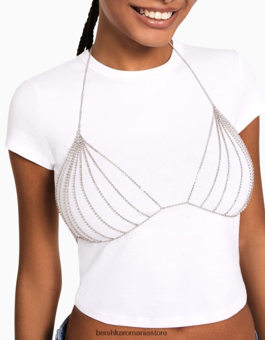 Bershka femei bralette cu strasuri aur Z86D1867 accesorii