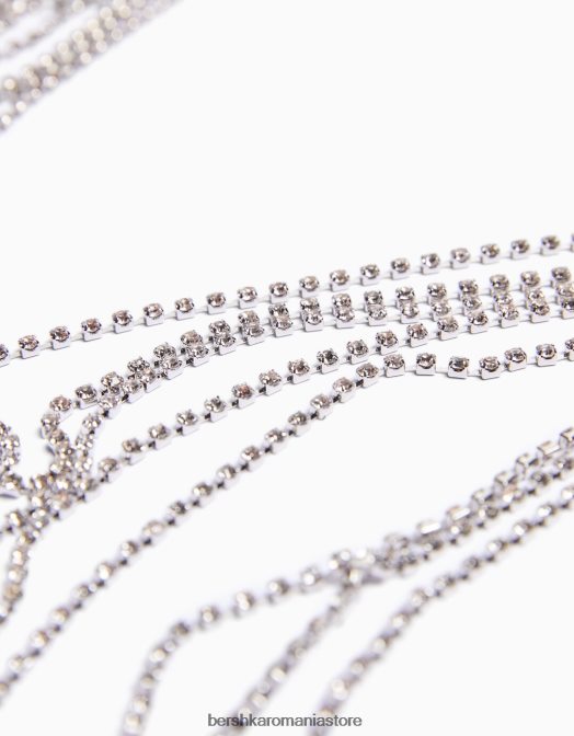 Bershka femei bralette cu strasuri aur Z86D1867 accesorii