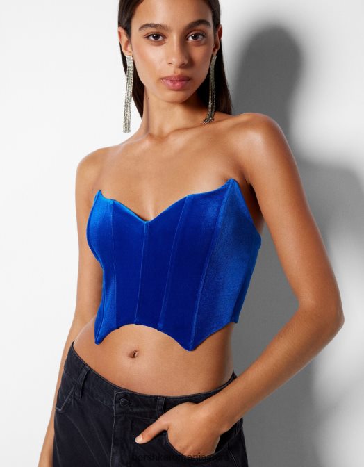 Bershka femei cercei cascada cu strasuri argint Z86D1864 accesorii