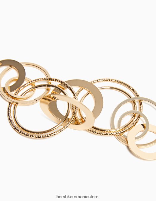 Bershka femei cercei cascada sfera aur Z86D2454 accesorii
