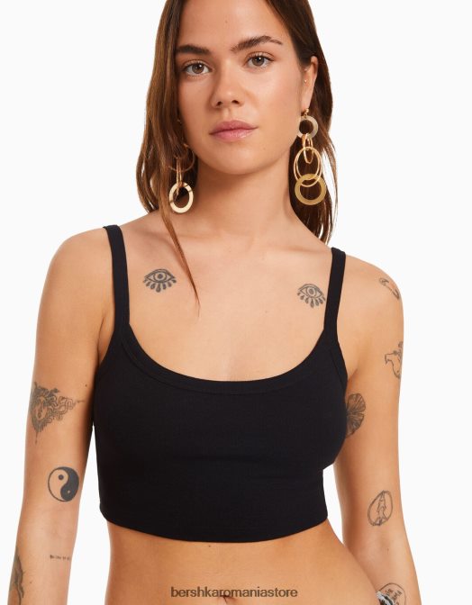 Bershka femei cercei cascada sfera aur Z86D2454 accesorii