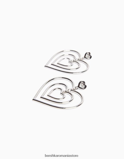 Bershka femei cercei cu inimă argint Z86D2450 accesorii
