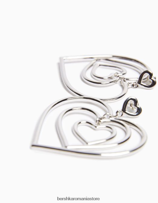 Bershka femei cercei cu inimă argint Z86D2450 accesorii