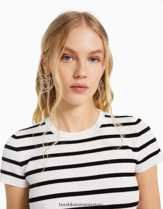 Bershka femei cercei cu inimă argint Z86D2450 accesorii