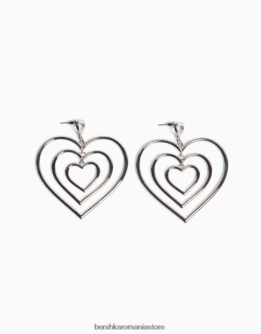 Bershka femei cercei cu inimă argint Z86D2450 accesorii