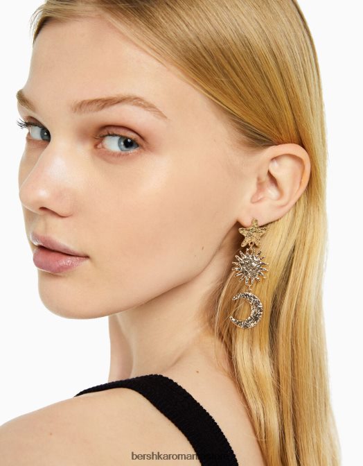 Bershka femei cercei cu stea nu spăla Z86D2464 accesorii