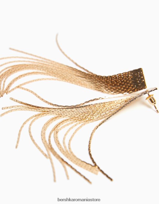Bershka femei cercei în cascadă cu franjuri aur Z86D2458 accesorii