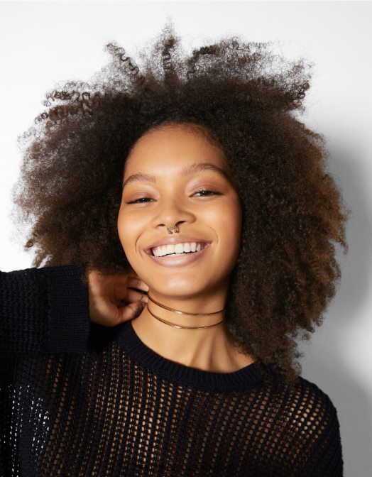 Bershka femei colier choker de culoare aurie aur Z86D2502 accesorii