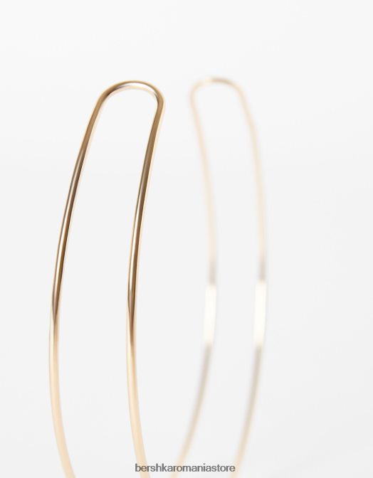 Bershka femei colier choker de culoare aurie aur Z86D2502 accesorii