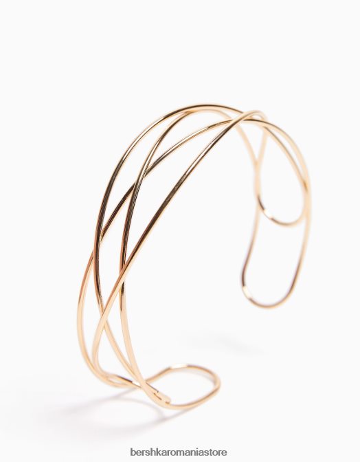 Bershka femei colier choker împletit aur Z86D2501 accesorii