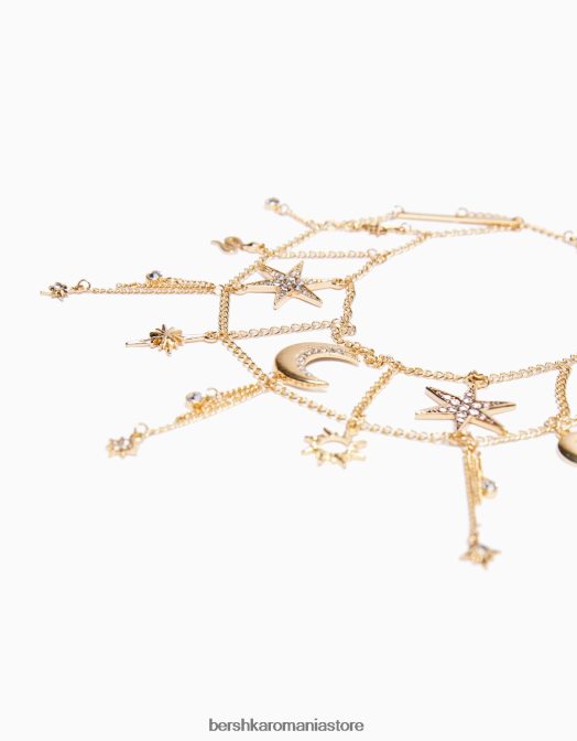 Bershka femei colier cu stea aur Z86D2466 accesorii