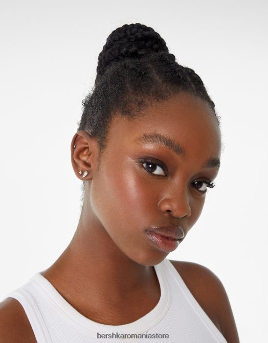 Bershka femei set de 20 de perechi de cercei: cruce fluture argint Z86D2517 accesorii