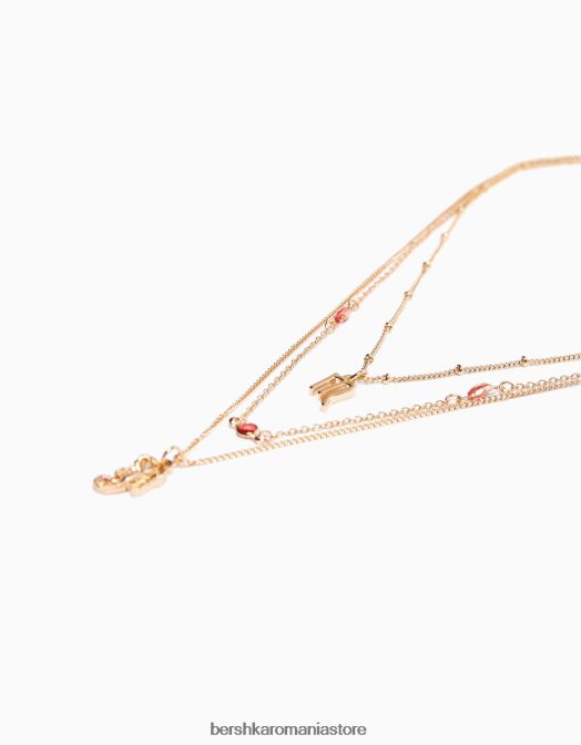 Bershka femei set de 3 coliere cu zodia Scorpion aur Z86D2435 accesorii