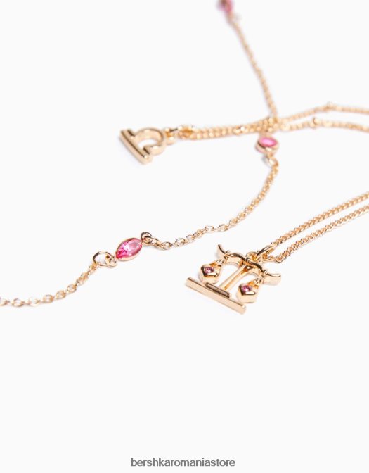 Bershka femei set de 3 coliere zodiac balanta aur Z86D2437 accesorii
