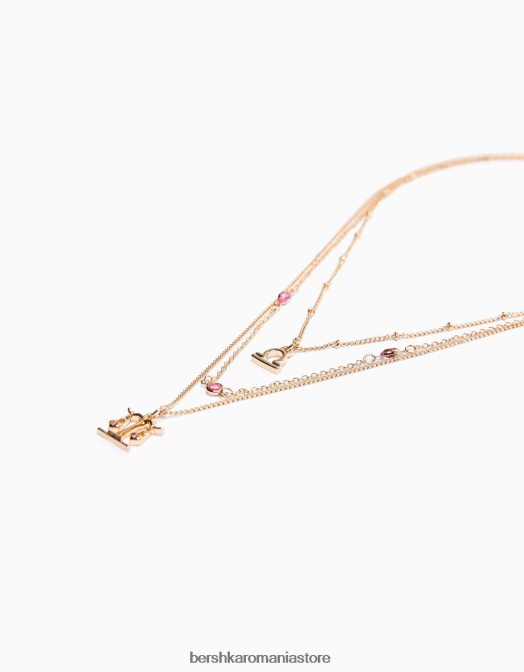 Bershka femei set de 3 coliere zodiac balanta aur Z86D4231 accesorii